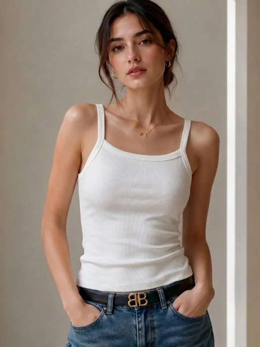 Musculosa Tiras Ribb Ellie