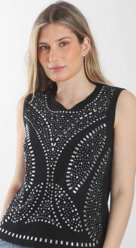 Musculosa Tachas Importada