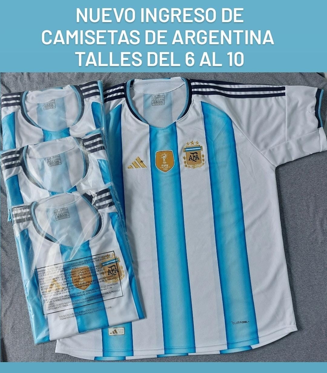 Camiseta Talle Especial Afa - Imagen 1