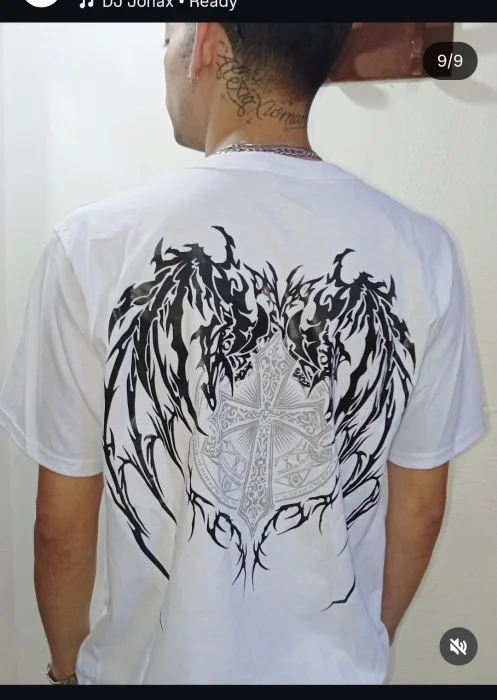 Remera Doblé Estampa X Talle