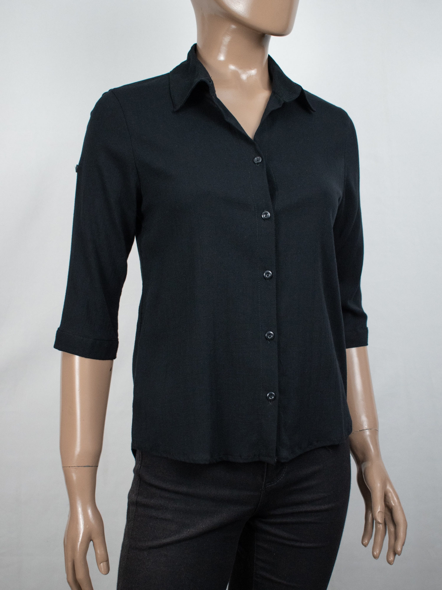 Camisas Clásicas Manga 3/4 de Lino Lisas - Imagen 3