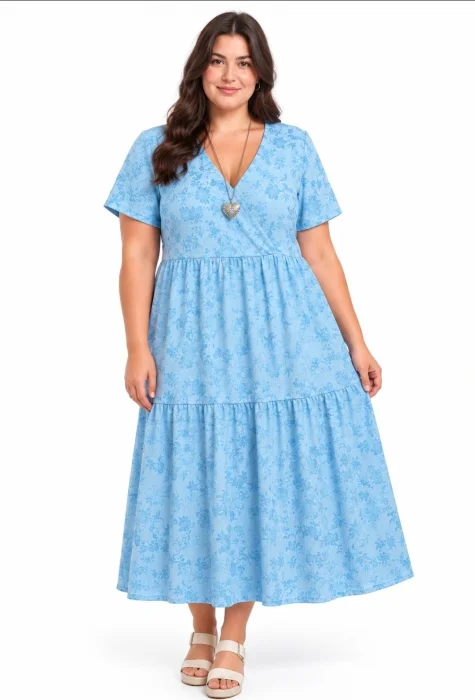 Vestido Cruzado Largo -hawai