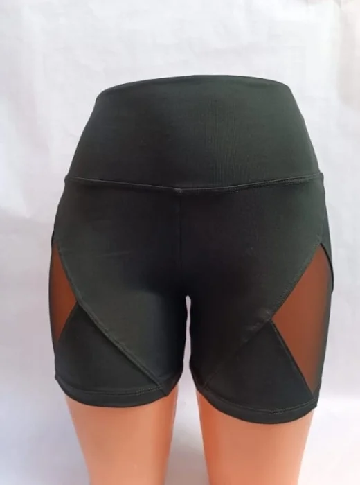Shorts de Lycra con Tull