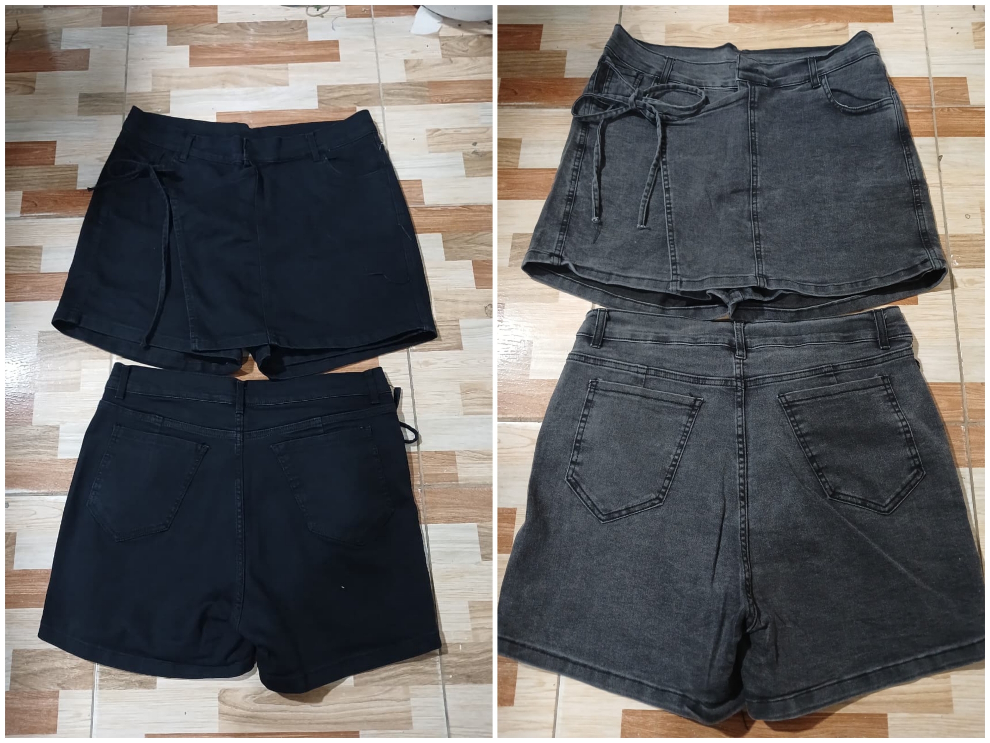 Short Pollera Elastizado  con Lazo  48 al 54 Solo X Curva - Imagen 3
