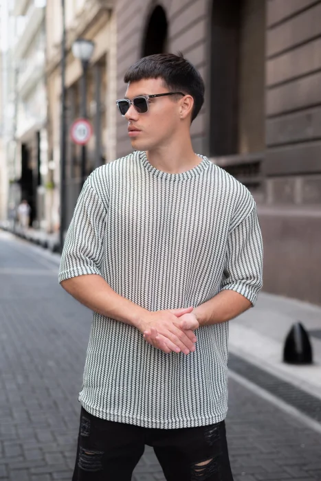 Remera Over Crochet
