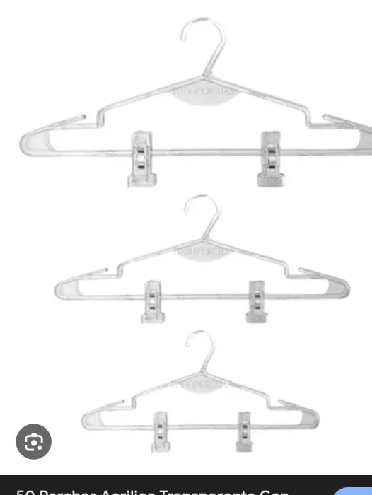 Percha Broche Acrílica
