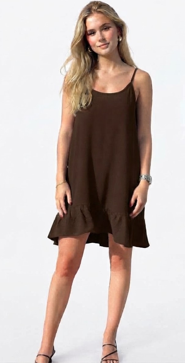 Vestido  Corto de Lino - Imagen 3