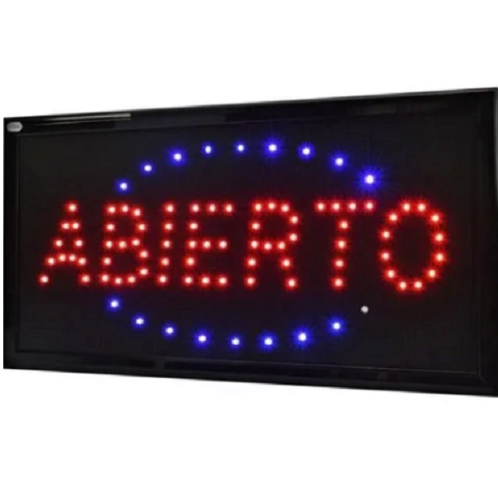 Cartel Led Abierto
