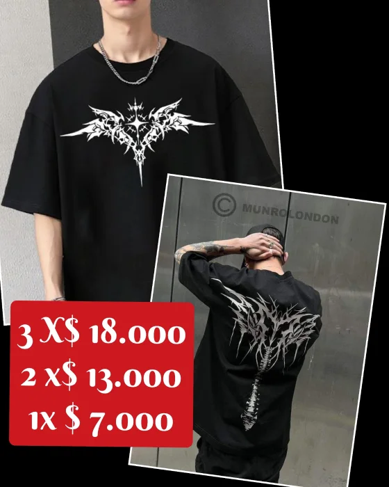 Remeras Doble Estampado