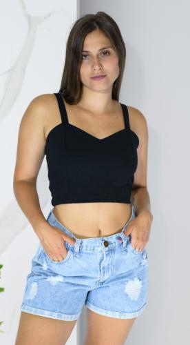 Shorts  con Dobladillo