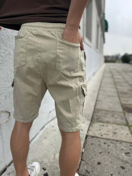 Bermudas  Cargo Gabardina
