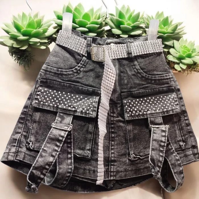 Shortpollera con Cargo y Brillo