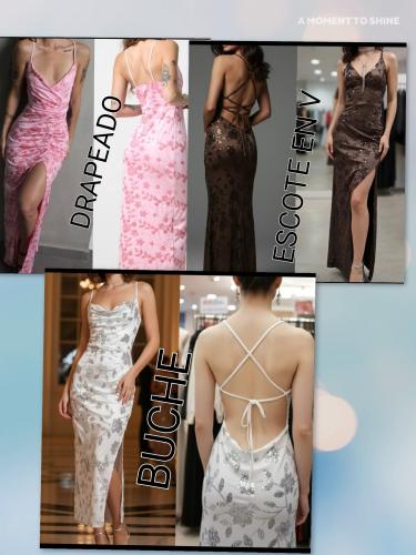 Vestidos en  Microfibra con Lentejuelas