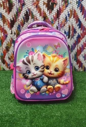Mochilas *escolares de 2 Cierres* 
 *para 1er y 2do Grado* *reforzadas 3d*. - Miniatura 1