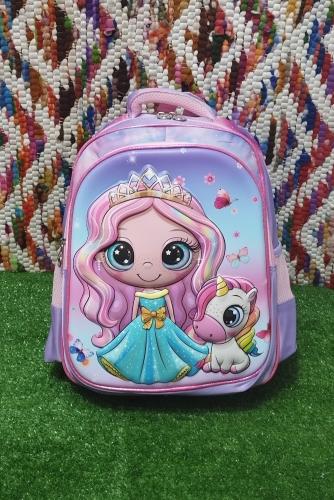 Mochilas *escolares de 2 Cierres* 
 *para 1er y 2do Grado* *reforzadas 3d*.