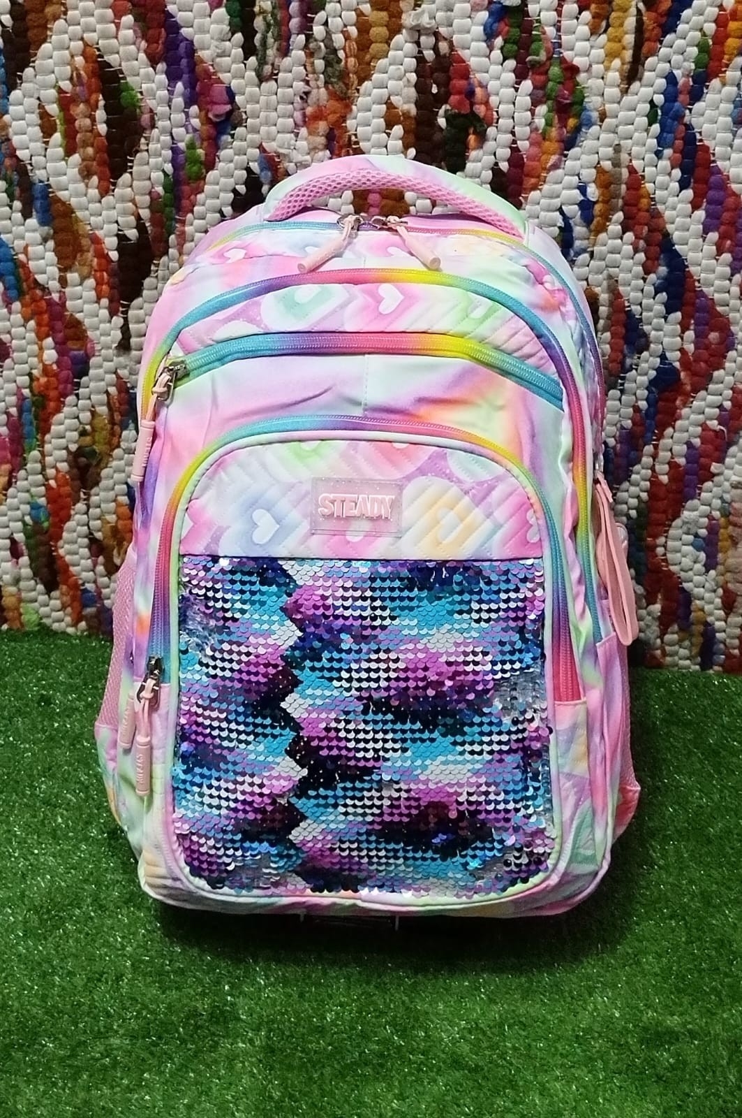 Mochila  Impermeable Grande con *lentejuela* 
 Excelente Calidad - Imagen 4