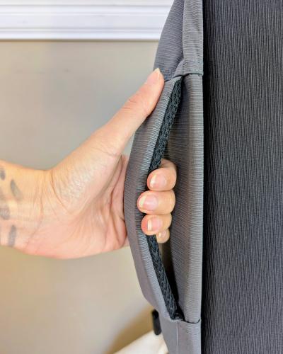 Mochila Doble Manija Tapa Dura Porta Laptop con Usb - Miniatura 2