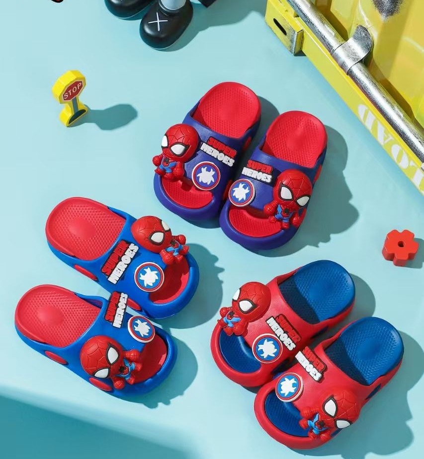 Chanclas Spiderman 24a29 30a35 Importadas Livianos Pines - Imagen 1
