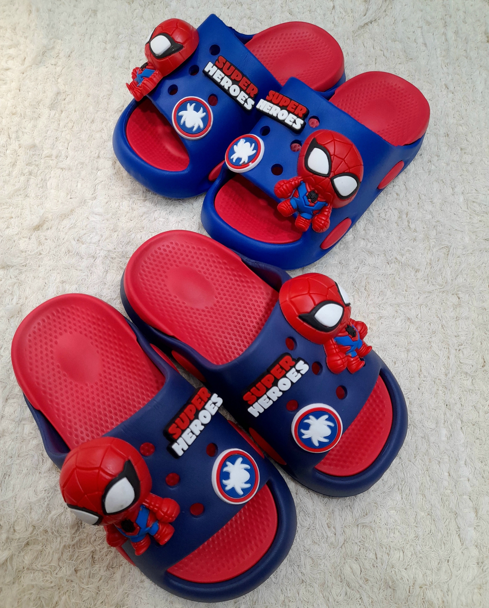 Chanclas Spiderman 24a29 30a35 Importadas Livianos Pines - Imagen 2