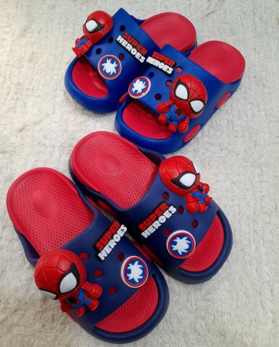 Chanclas  Spiderman  24a29 30a35 Importadas Livianos Pines - Miniatura 2
