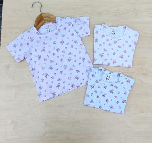 Remeras Flores Beba Algodón