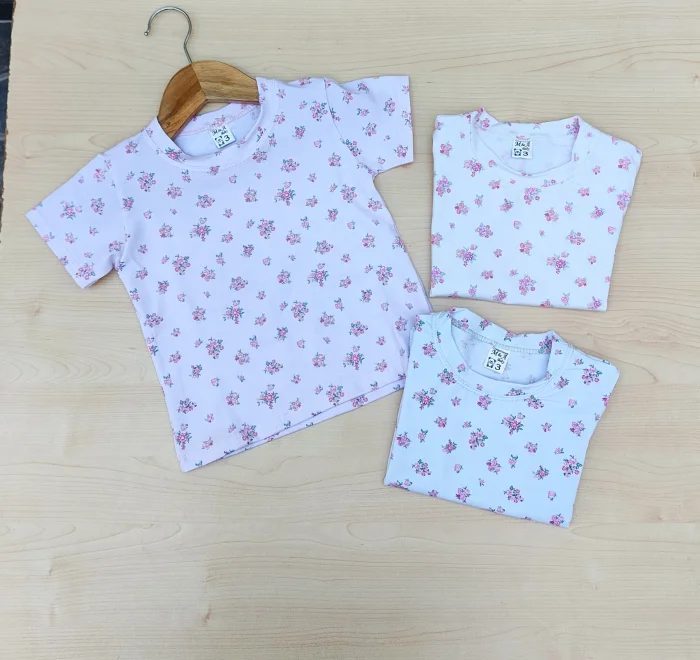 Remeras Flores Beba Algodón