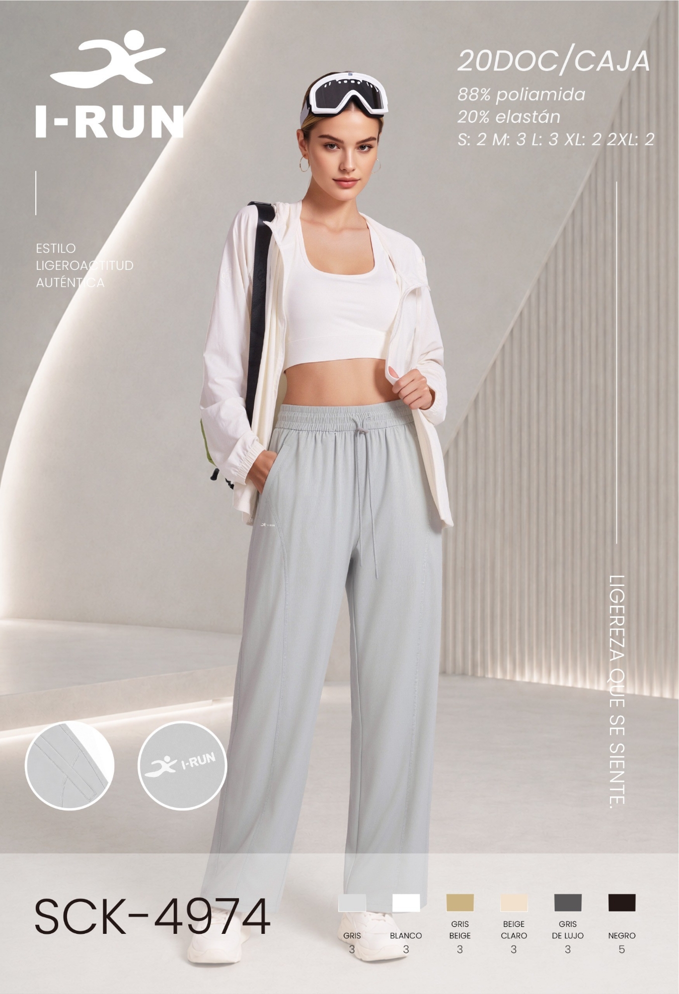 Irun Pantalon Palazo - Imagen 4