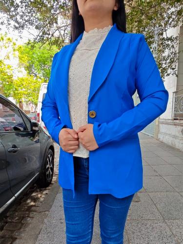 Blazer un Botón Largo