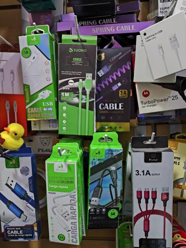 Cable Usb Carga Rápida 5a C, V8, Iphone, Lightning - Miniatura 3