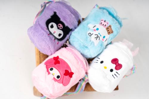 Bolso Redondo Sanrio Infantil Niñas Nenes Variedad Colores Suave Moderno