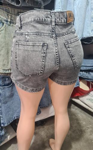 Short Pollera Rigido Gris Nevado Clarito - Miniatura 3