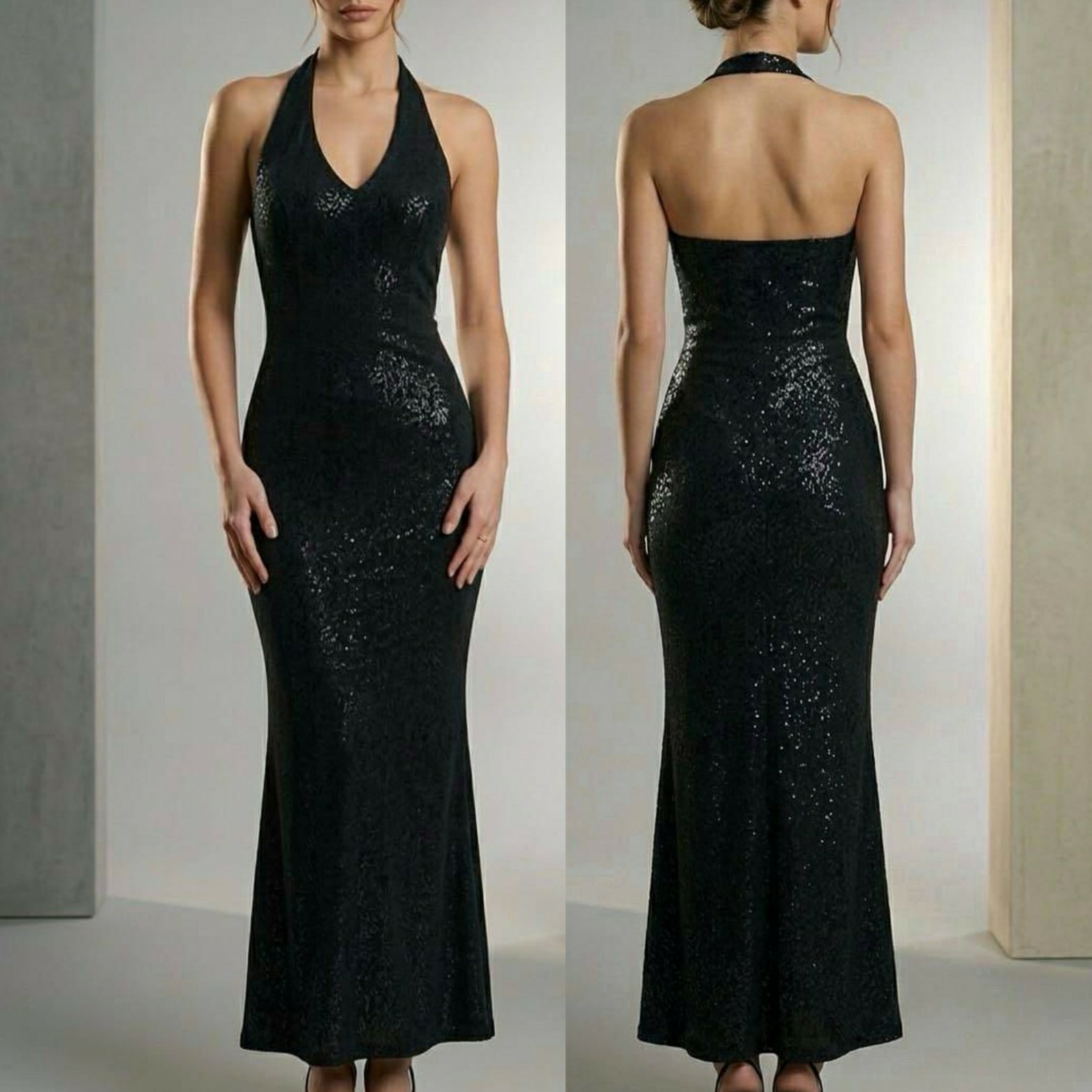 Vest Largo Marilyn con Glitter Brillos - Imagen 2