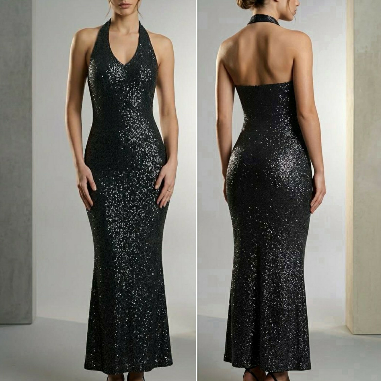 Vest Largo Marilyn con Glitter Brillos - Imagen 3