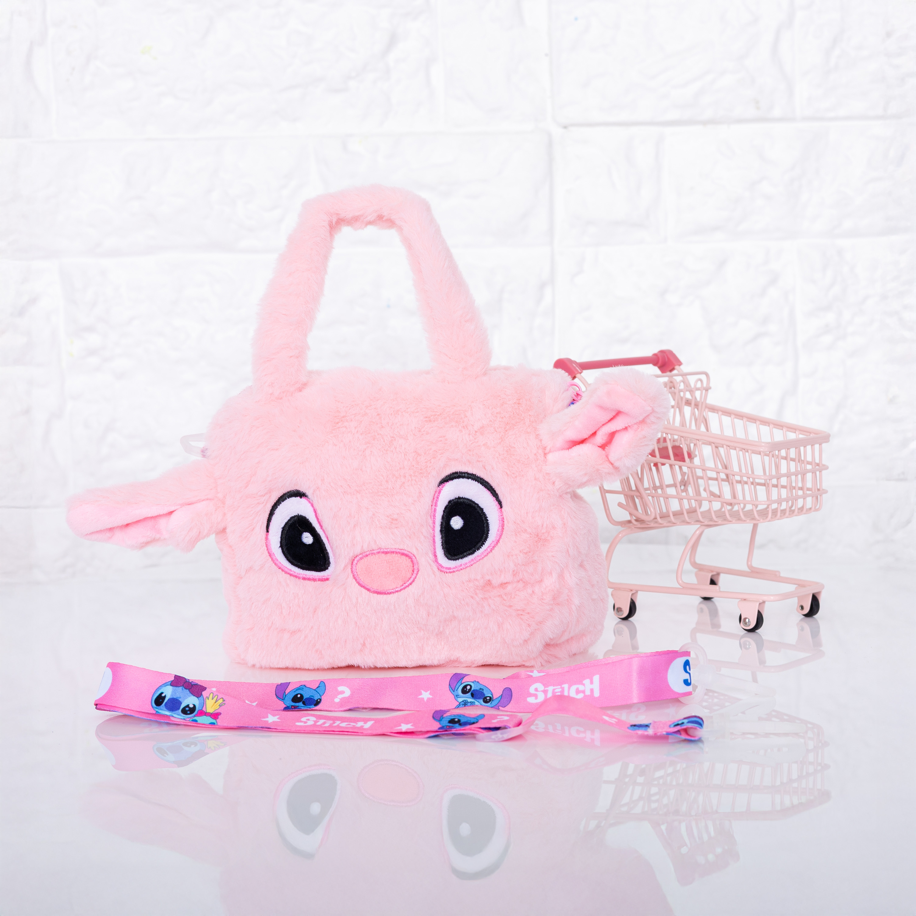 Cartera Peluche Angela Stitch Rosa Nenas Accesorio Infantil Suave Moderno Tendencia - VS240200.jpg
