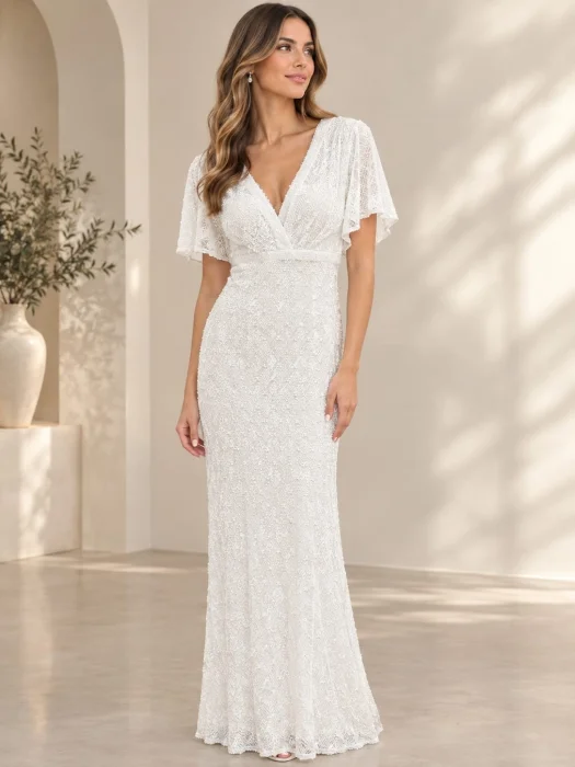 Vestidos Lentejuelas con Spandex  de Fiestas