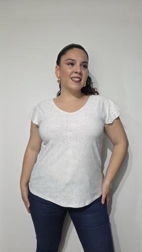 Remera Volado en N Broderie