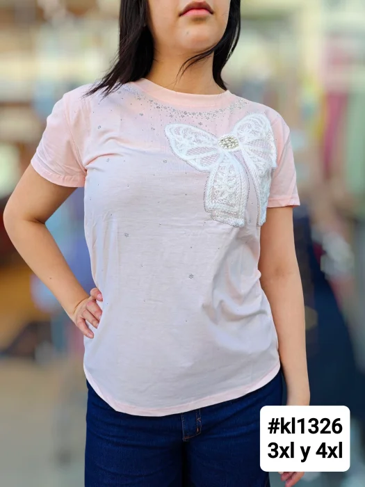 Remeras de Algodón y Broderie