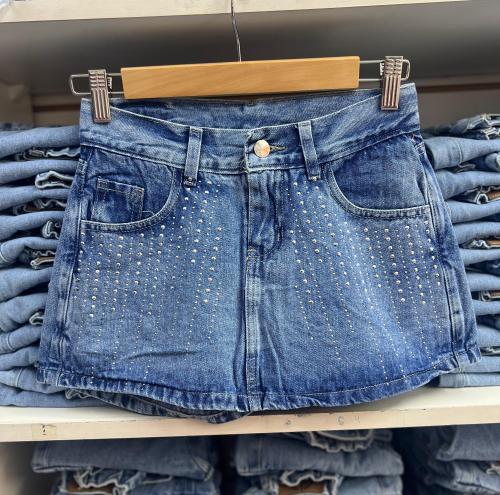 Short Pollera Nena Brillo