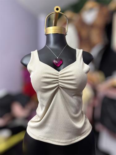 Musculosa Corazón con Frunce