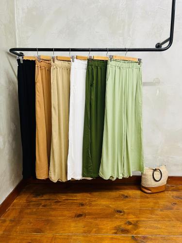 Pantalon de Lino Maxi Palazo