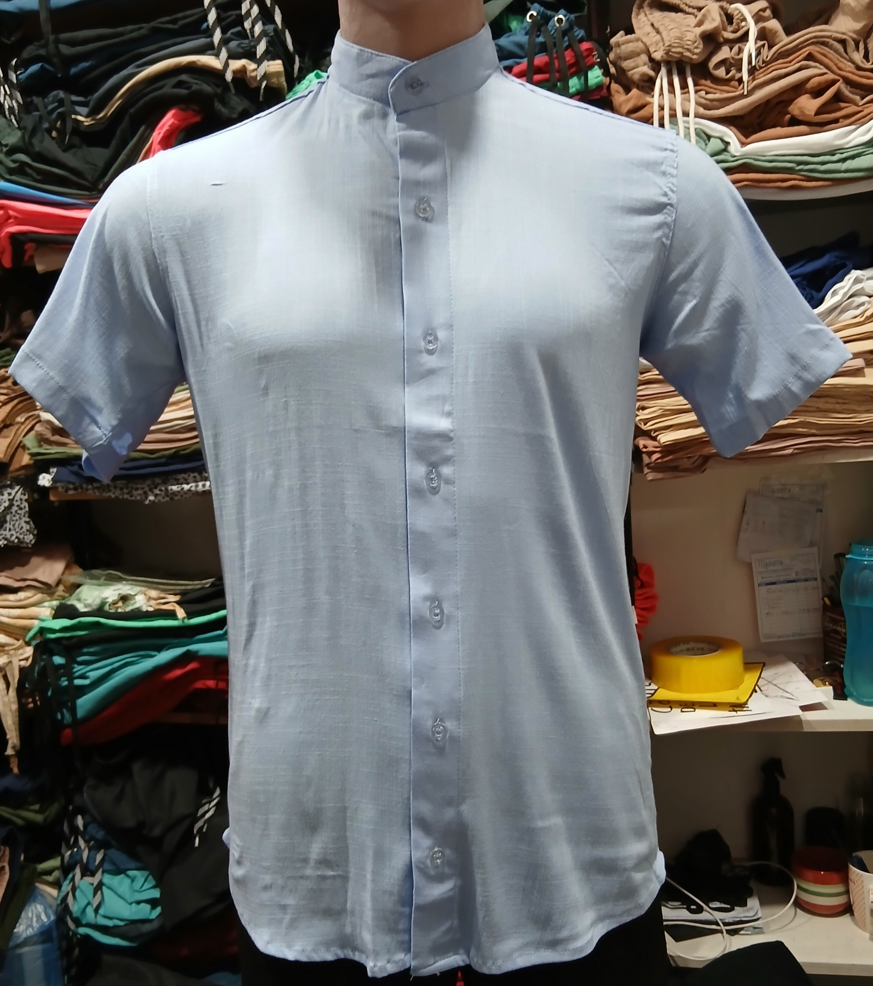 Camisa Hombre de Lino Spandex - Imagen 3