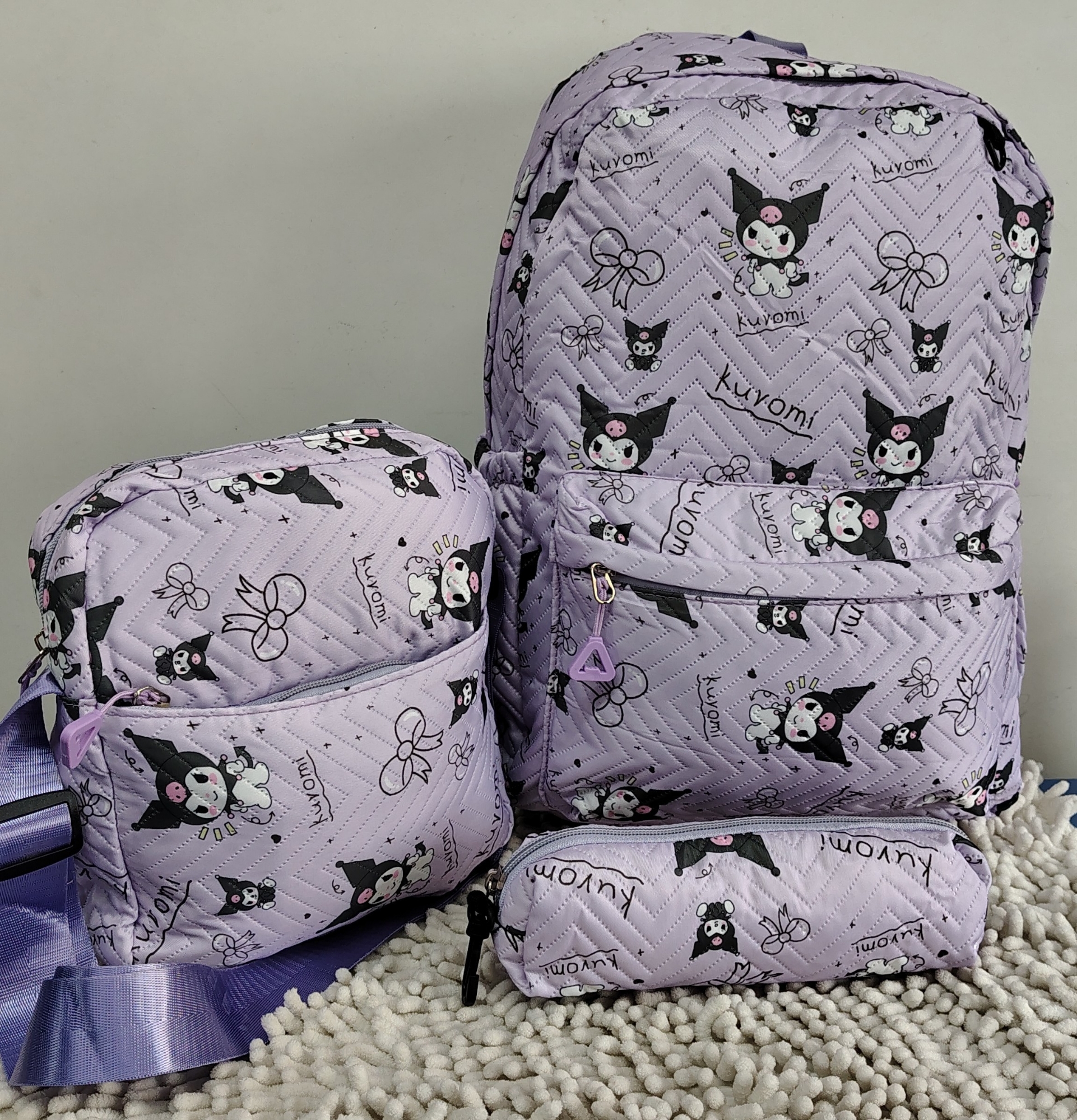Mochila Grande Trae Bolsito y Cartuchera - Imagen 2