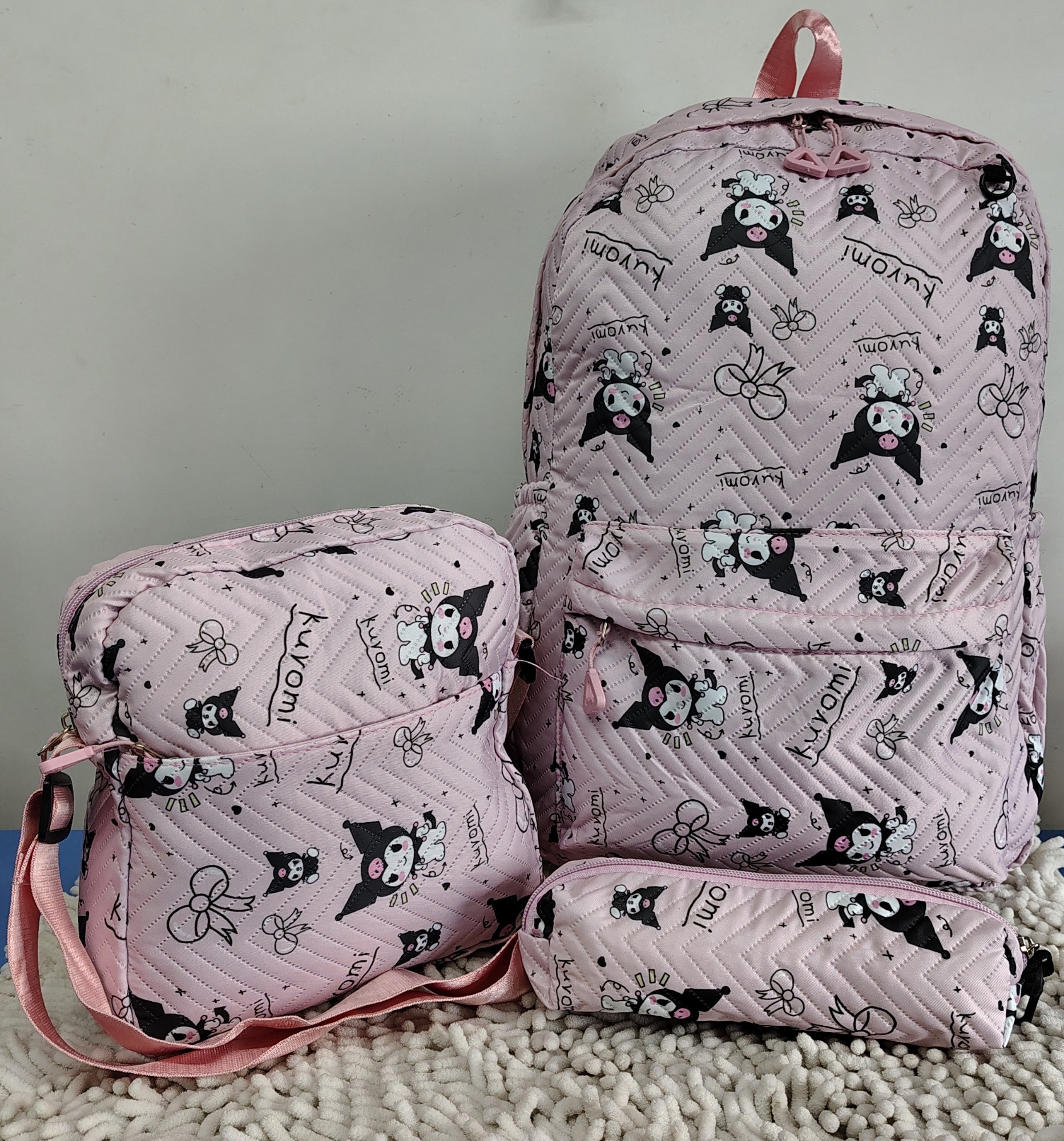 Mochila Grande Trae Bolsito y Cartuchera - Imagen 3