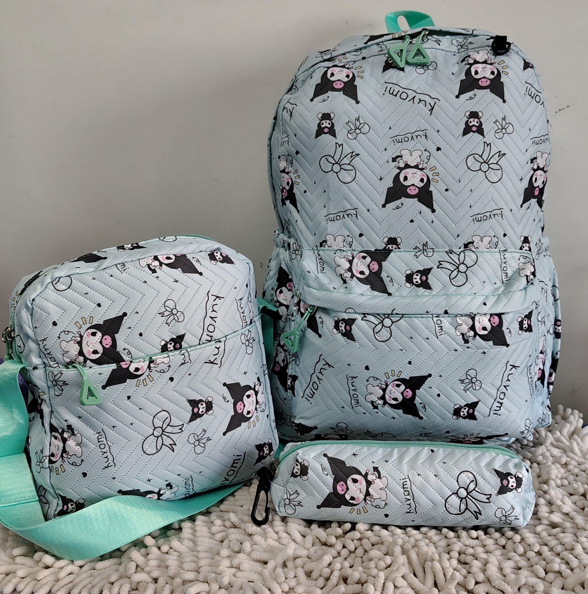 Mochila Grande Trae Bolsito y Cartuchera - Imagen 4