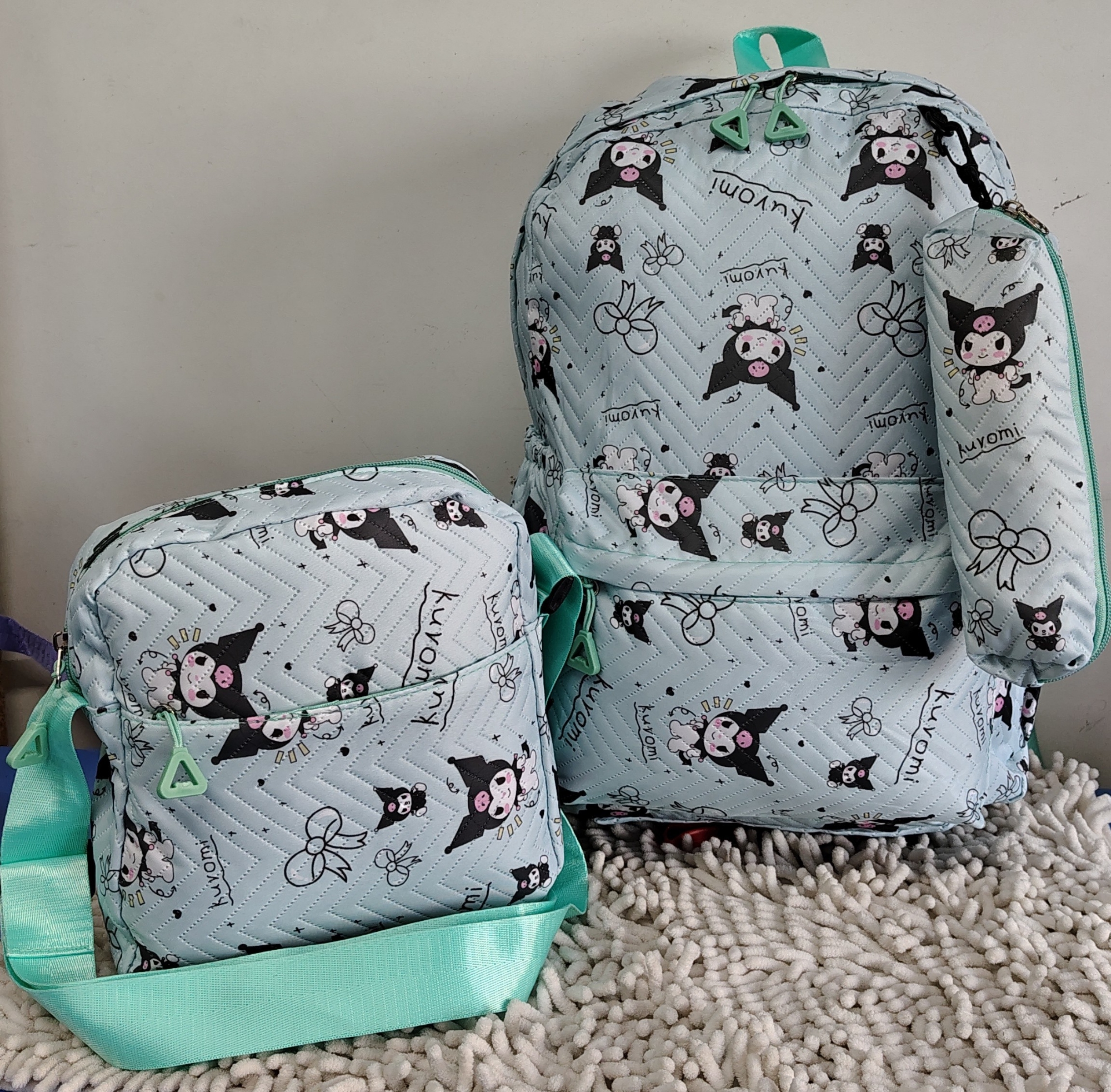Mochila Grande Trae Bolsito y Cartuchera - Imagen 5