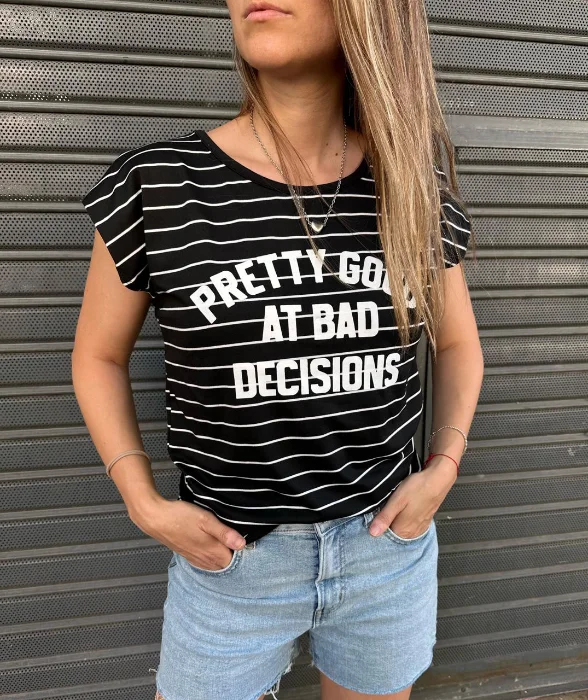 Art. 371 Remera Rayada Bad Decisions