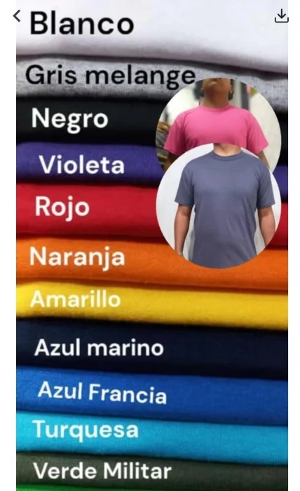 Remeras Lisas