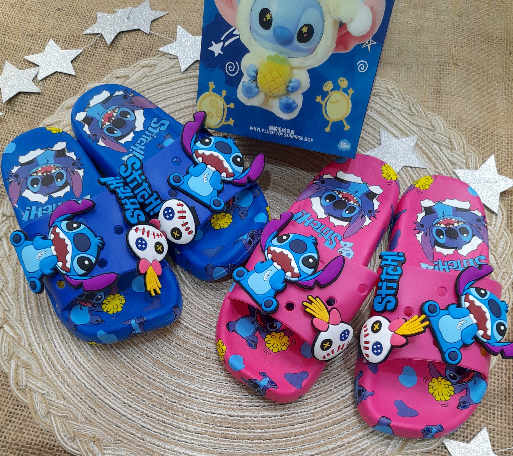 Chanclas Stich Pines 24a29  27a33 Importadas Livianos - Imagen 2