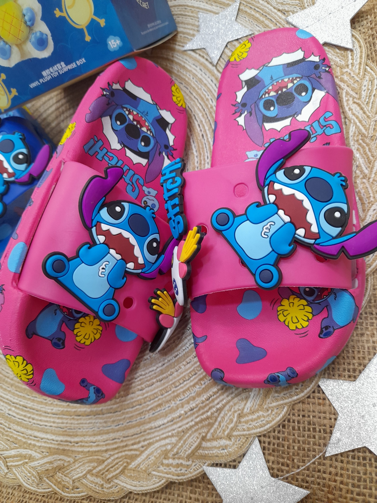 Chanclas Stich Pines 24a29  27a33 Importadas Livianos - Imagen 3
