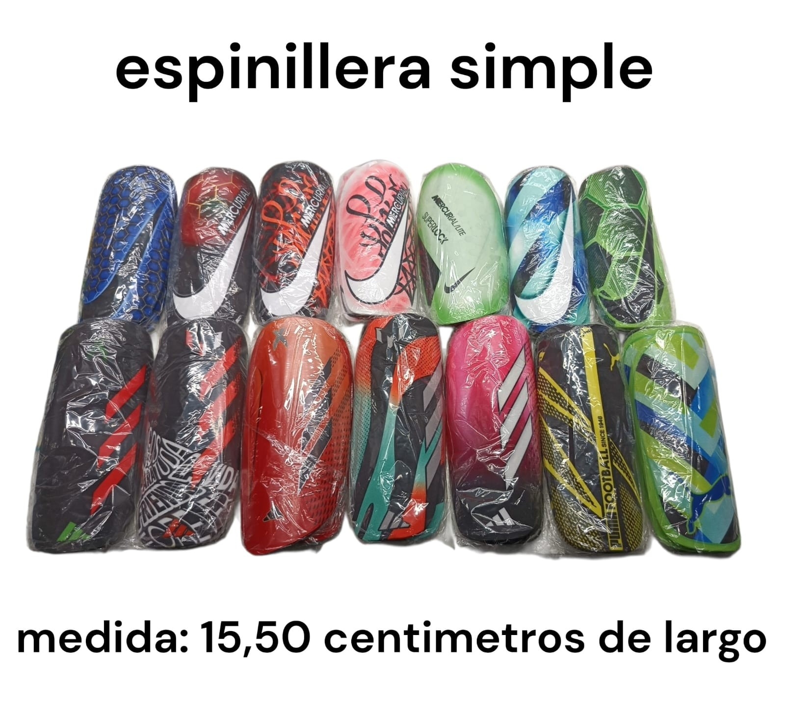Canilleras Simples de Futbol (sin Abrojo) - Imagen 3